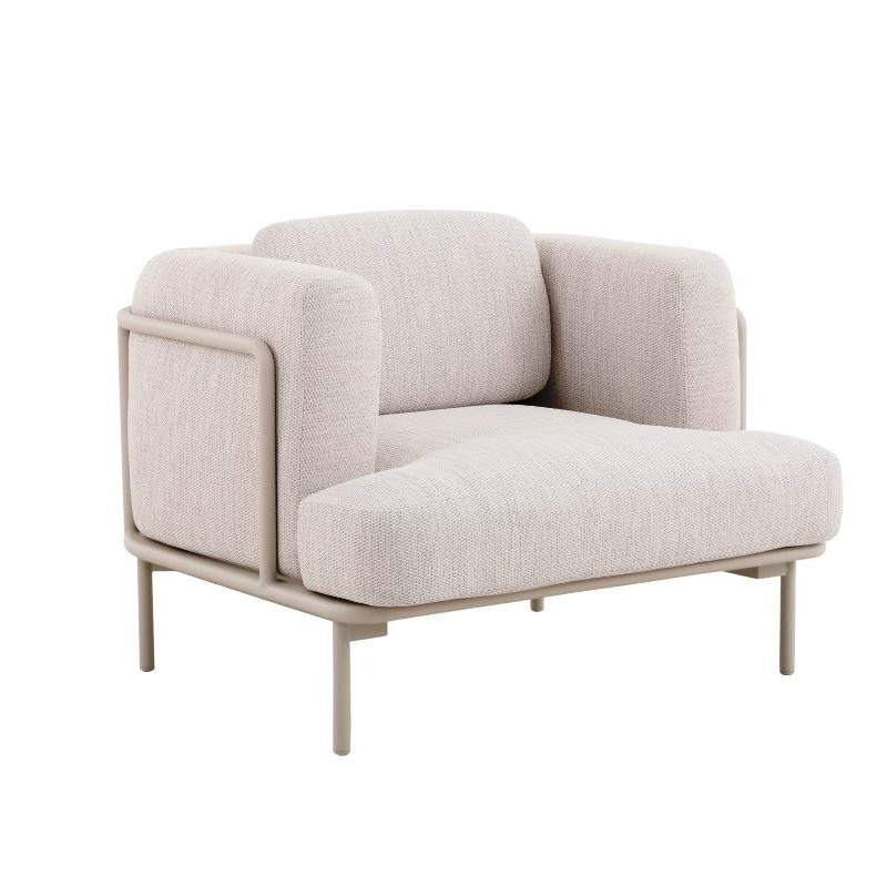 Fauteuil beige confortable et une élégance intemporelle - ORION - TRESI