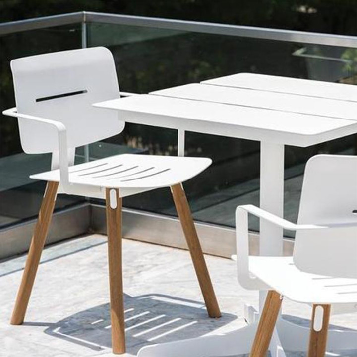 Fauteuil de repas - COCO Teck ou Alu - OASIQ