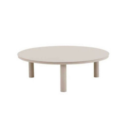 Table basse en aluminium beige polyvalente au style intemporel - ORION - TRESI
