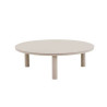 Table basse en aluminium beige polyvalente au style intemporel - ORION - TRESI