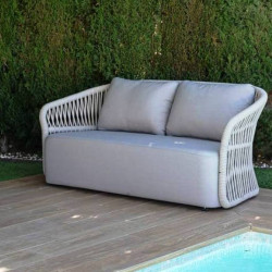 Canapé de jardin contemporain en corde - MITO - TRESI