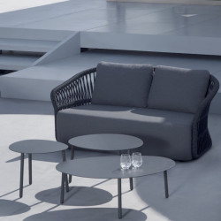Canapé de jardin contemporain en corde - MITO - TRESI