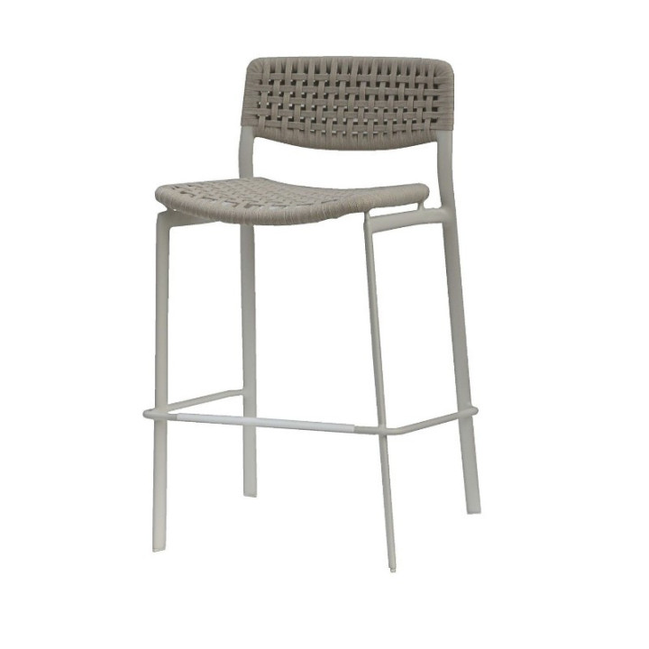 Tabouret de bar extérieur confortable et empilable - KAKAO - TRESI