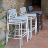 Tabouret de bar extérieur confortable et empilable - KAKAO - TRESI