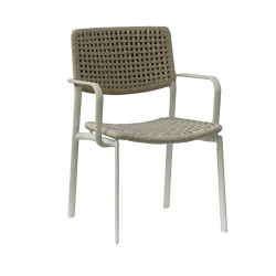 Fauteuil de jardin empilable confortable et gain de place - KAKAO - TRESI