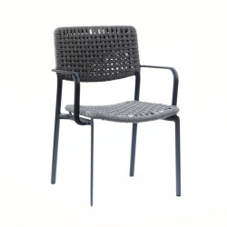 Fauteuil de jardin empilable confortable et gain de place - KAKAO - TRESI