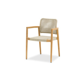Chaise empilable en teck - ARUNA - TRESI