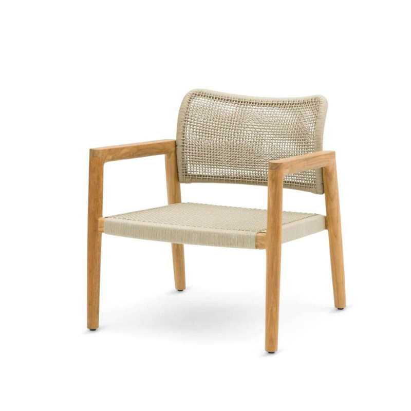 Chaise de jardin relax en teck - ARUNA - TRESI