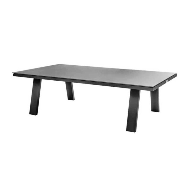 Table basse extérieure en aluminium blanche ou charbon - ADELE - TRESI