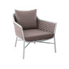 Fauteuil de jardin en aluminium et corde - RIO - TRESI