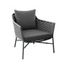Fauteuil de jardin en aluminium et corde - RIO - TRESI