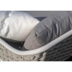 Fauteuil de jardin en aluminium et corde - RIO - TRESI