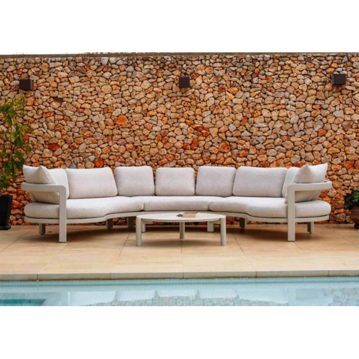 Canapé de jardin XXL avec coussins - RIVA - TRESI