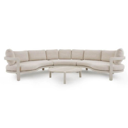 Canapé de jardin XXL avec coussins - RIVA - TRESI