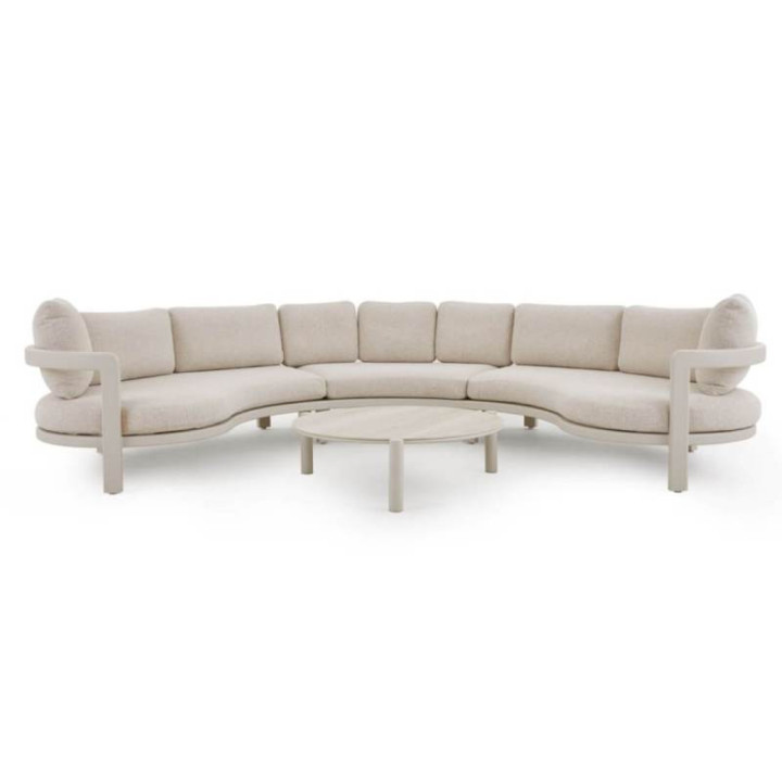 Canapé de jardin XXL avec coussins - RIVA - TRESI