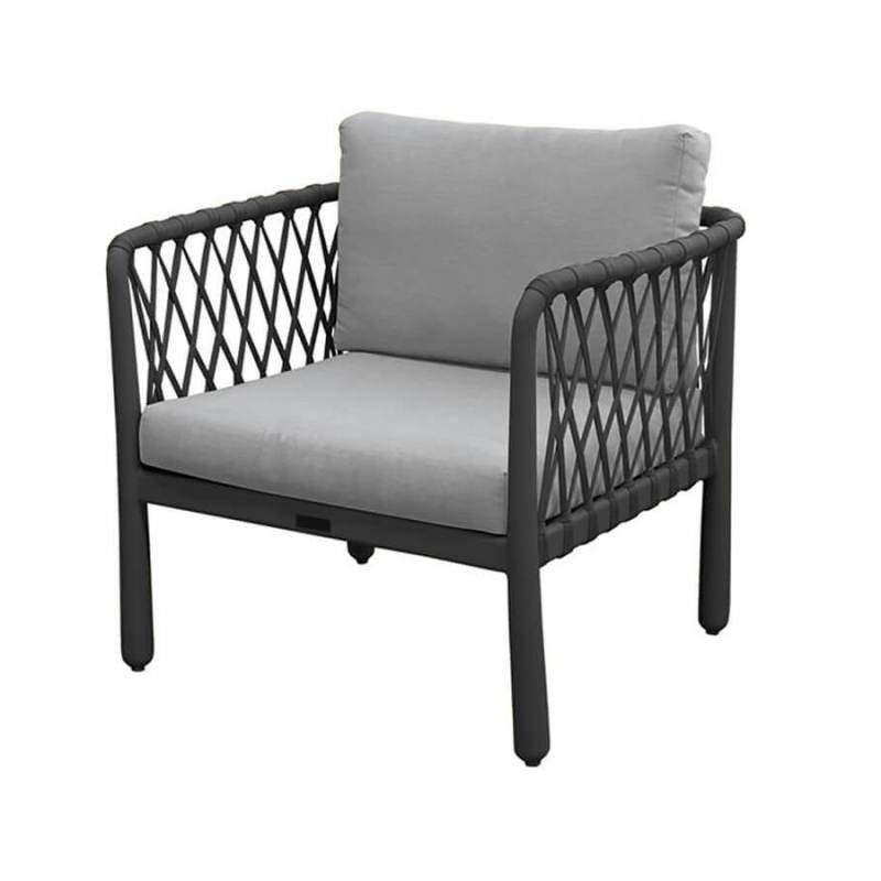 Fauteuil de jardin en corde - HESTIA - TRESI