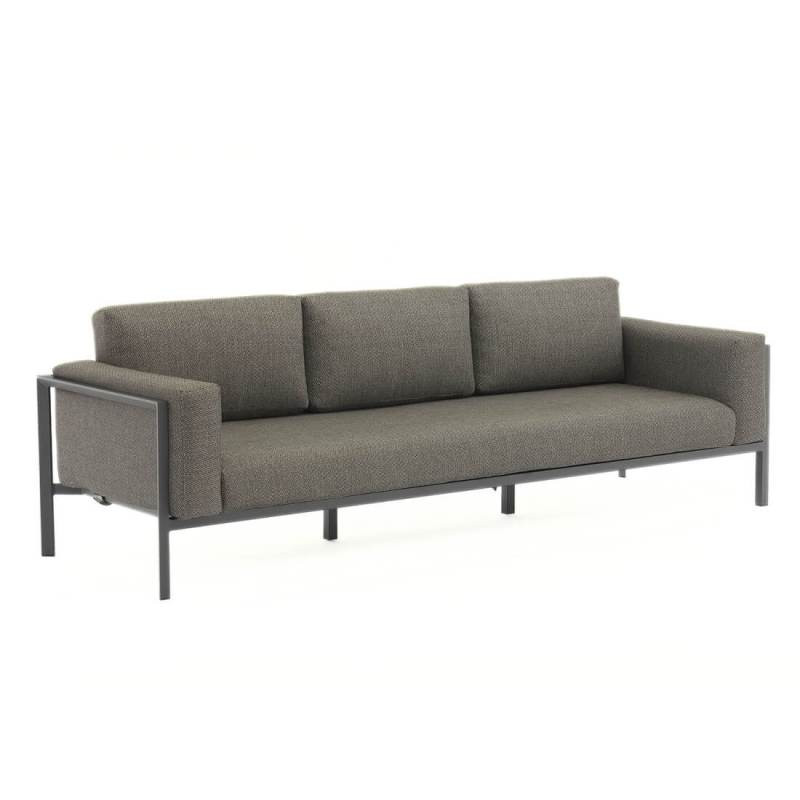 Canapé de jardin 3 places spacieux pour détente extérieure - REST - TRESI