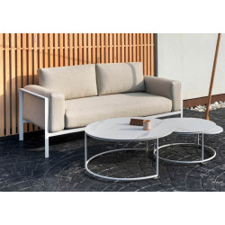 Canapé de jardin 2 places confortable pour terrasse élégante - REST - TRESI