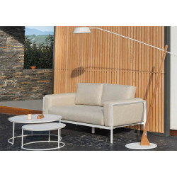 Canapé de jardin 2 places confortable pour terrasse élégante - REST - TRESI