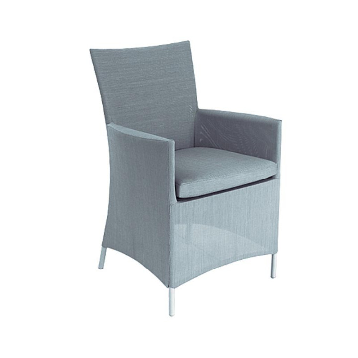 Chaise de jardin silver - CALIFORNIA - lemobilierdejardin.fr
