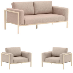 Salon de jardin 4 places confortable pour moments conviviaux - REST - TRESI