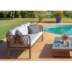 Canapé 3 places en corde - HESTIA - TRESI
