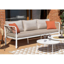 Canapé 3 places en corde - HESTIA - TRESI