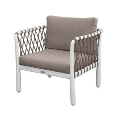 Salon de jardin confortable en corde - HESTIA - TRESI