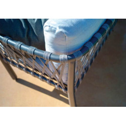 Salon de jardin confortable en corde - HESTIA - TRESI