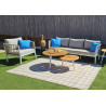 Salon de jardin confortable en corde - HESTIA - TRESI