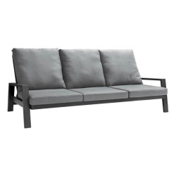 Canapé de jardin 3 places inclinable 4 positions - ADELE - TRESI