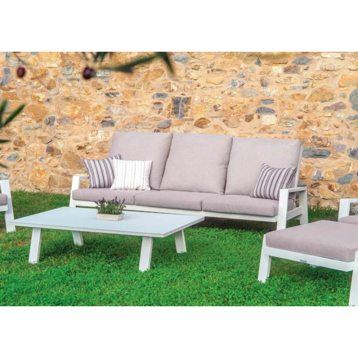 Canapé de jardin 3 places inclinable 4 positions - ADELE - TRESI