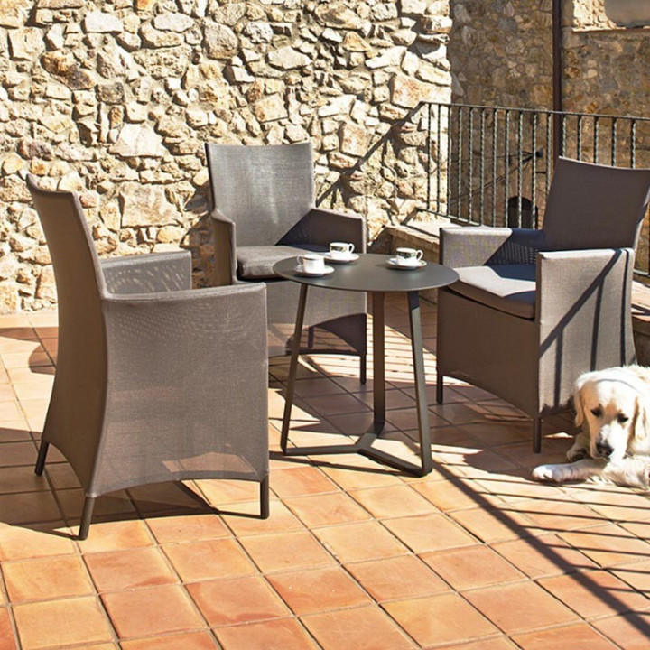 Chaise de jardin en terrasse - CALIFORNIA - lemobilierdejardin.fr