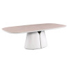 Table de jardin 240 cm en céramique beige pour grands repas - AURORA - TRESI