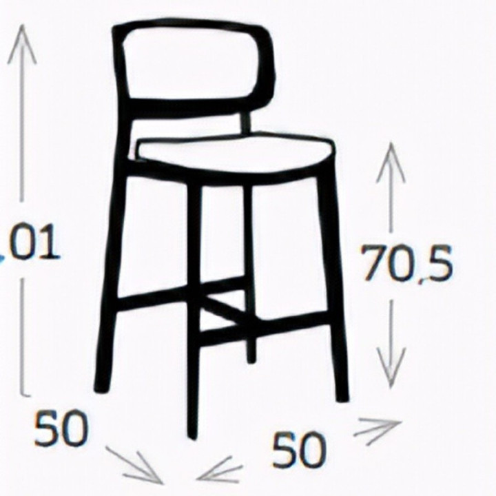 Tabouret de bar pour un confort extérieur moderne - SOUL - TRESI