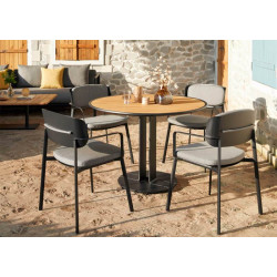 Fauteuil de repas extérieur empilable - SOUL - TRESI
