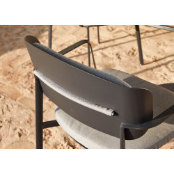 Chaise de repas extérieure empilable, résistante usage intensif - SOUL - TRESI