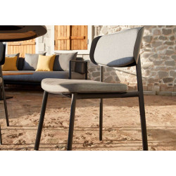 Chaise de repas extérieure empilable, résistante usage intensif - SOUL - TRESI