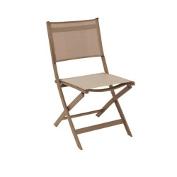 Chaise de jardin pliante en aluminium et sling résistant - ROSY - TRESI