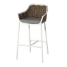Tabouret de bar en corde avec coussin - RIO - TRESI