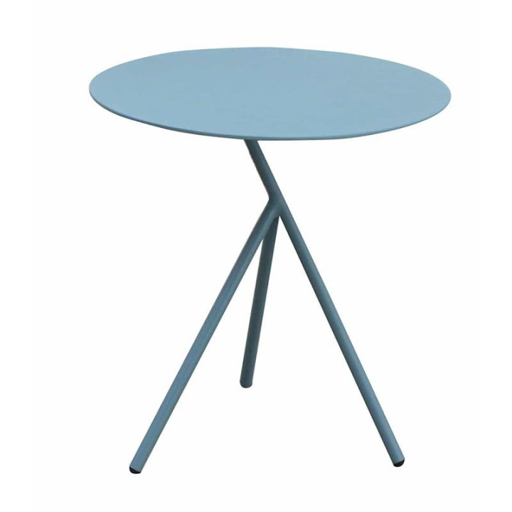 Table auxiliaire de jardin bleu - EXPLORER - lemobilierdejardin.fr