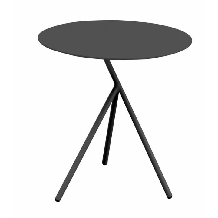 Table auxiliaire de jardin noir - EXPLORER - lemobilierdejardin.fr