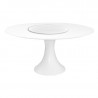 Table de Jardin Ronde en Aluminium & Verre - FANO - lemobilierdejardin.fr