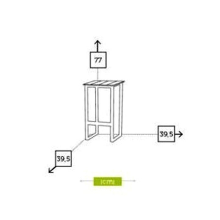 Tabouret de bar - FERMO - lemobilierdejardin.fr