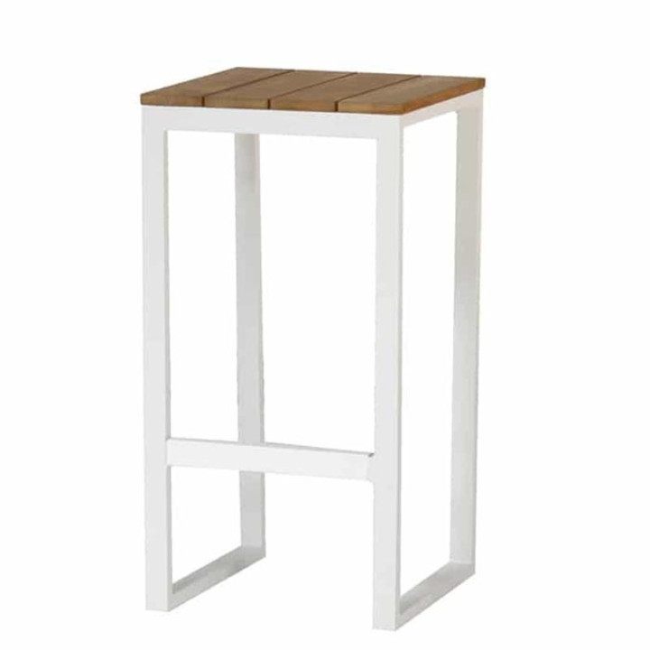 Ensemble table haute de jardin et tabourets de bar - FERMO - lemobilierdejardin.fr