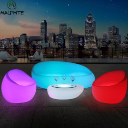 Salon lumineux LED - MOON - lemobilierdejardin.fr