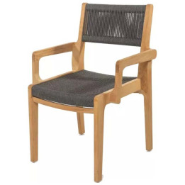 Fauteuil de repas en teck - SKAGEN - OASIQ