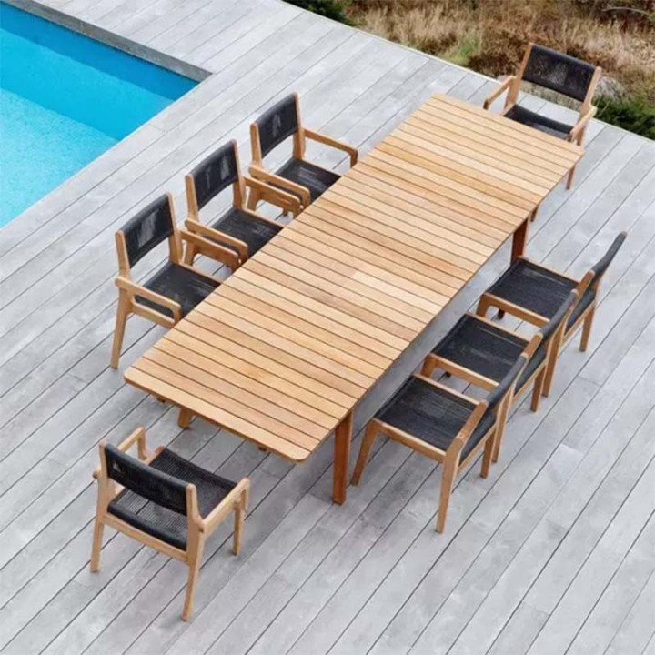Fauteuil de repas en teck - SKAGEN - OASIQ