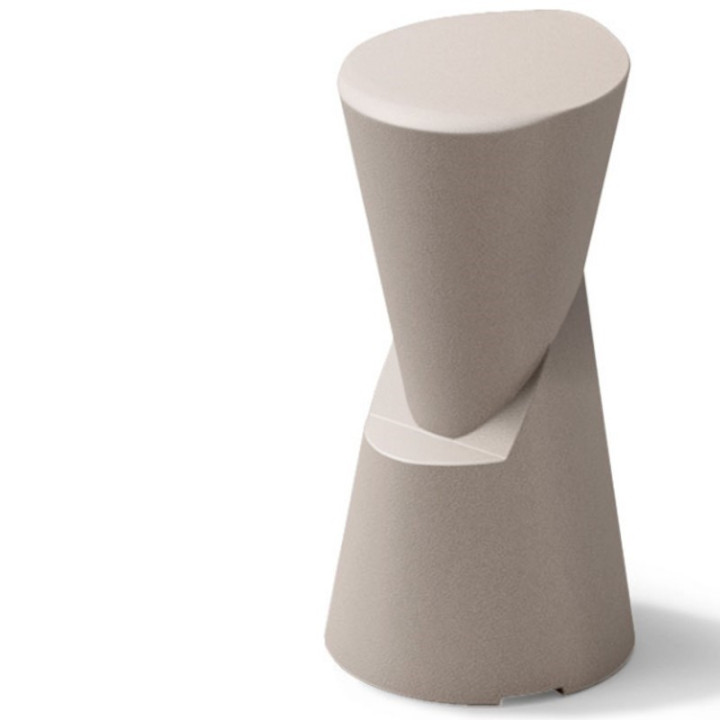 Tabouret de bar taupe - DOT - LYXO