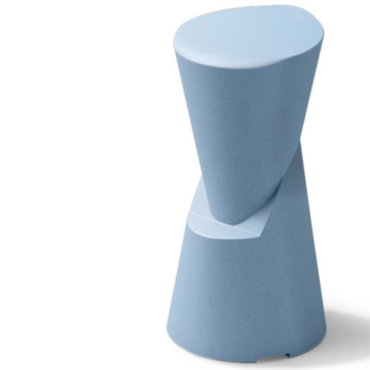 Tabouret de bar bleu ciel - DOT - LYXO